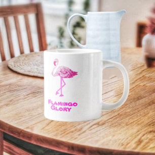Flamingo Glory  Giant Coffee Mug