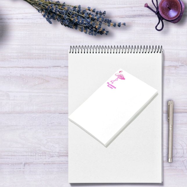 Flamingo Glory Post-it Notes (Jot down memos to your loved ones, with these Flamingo Glory Post It Notes!)
