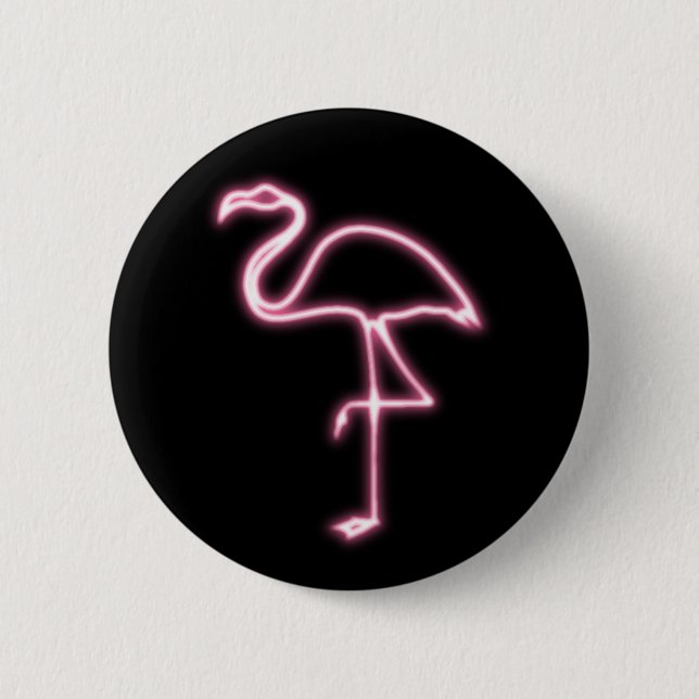 Flamingo glow button (Front)