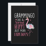 Flamingo Grammingo Like A Normal Grammy Gift Funny Save The Date<br><div class="desc">Flamingo Grammingo Like A Normal Grammy Gift Funny</div>