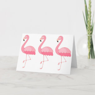 Flamingo Greeting Card