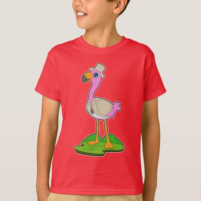 Flamingo Groom Jacket Wedding T-Shirt (Front)