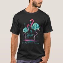 Flamingo Gynecological Cancer Awareness T-Shirt