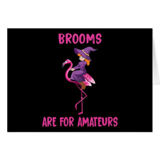 Flamingo | Halloween costume Flamingoween Cards (Front Horizontal)