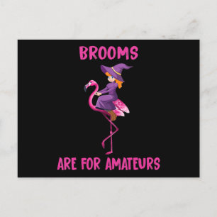 Flamingo Halloween costume Flamingoween Holiday Postcard