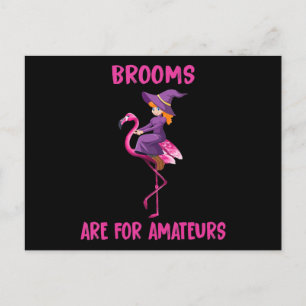 Flamingo Halloween costume Flamingoween Invitation Postcard