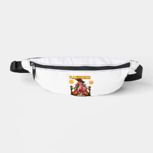 Flamingo Halloween Fanny Pack