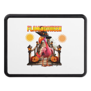 Flamingo Halloween Hitch Cover