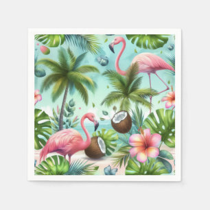 Flamingo Haven Napkins