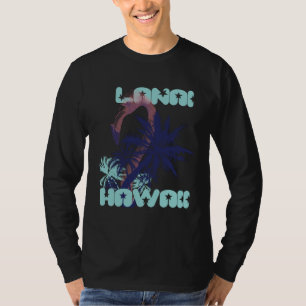 Flamingo Hawaii Lanai Palm trees Vacation Ocean T-Shirt
