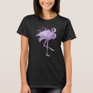 Flamingo Honors Caregivers Awareness Ribbon   T-Shirt
