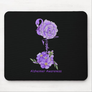 Flamingo Hope Heimerheimer Awareness Mouse Pad