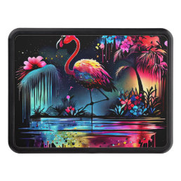 Flamingo in A Lake-63852 Hitch Cover