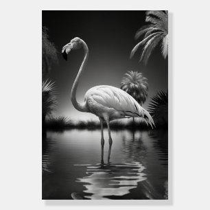 Flamingo in a Pool Foam Board