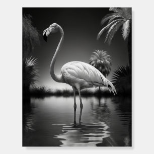 Flamingo in a Pool Foam Board