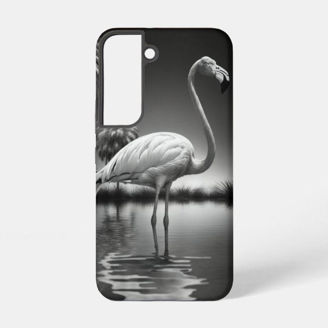 Flamingo in a Pool Samsung Galaxy Case (Back)