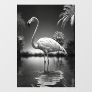 Flamingo in a Pool Wall Decal