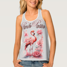 Flamingo in Bloom | Watercolor Floral Design