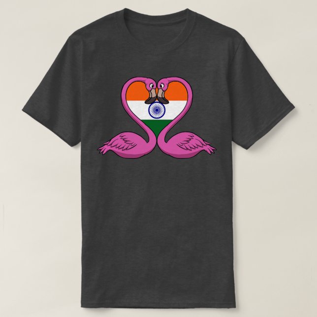 Flamingo India T-Shirt (Design Front)