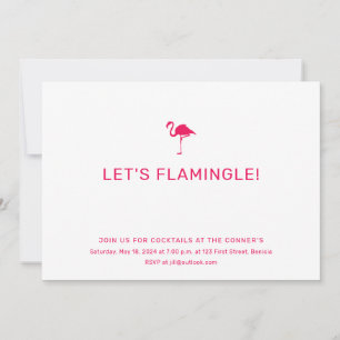 Flamingo Invitation
