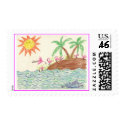 Flamingo Island stamp