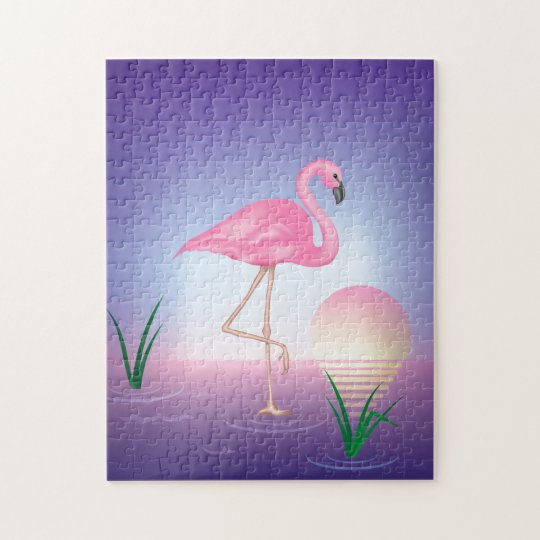Flamingo Jigsaw Puzzle | Zazzle.com