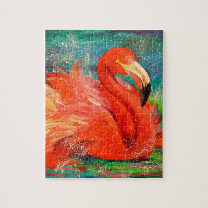 Flamingo Jigsaw Puzzle | Zazzle.com