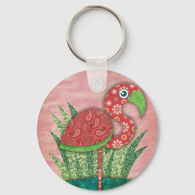 flamingo keychain (Front)