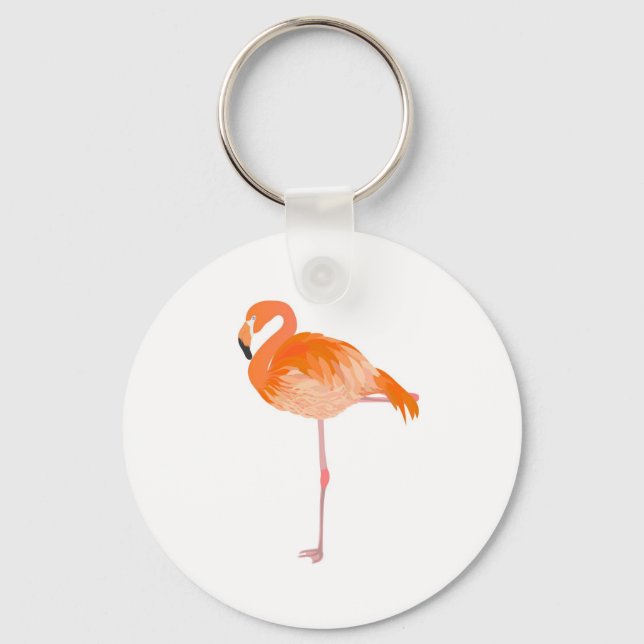 flamingo keychain (Front)