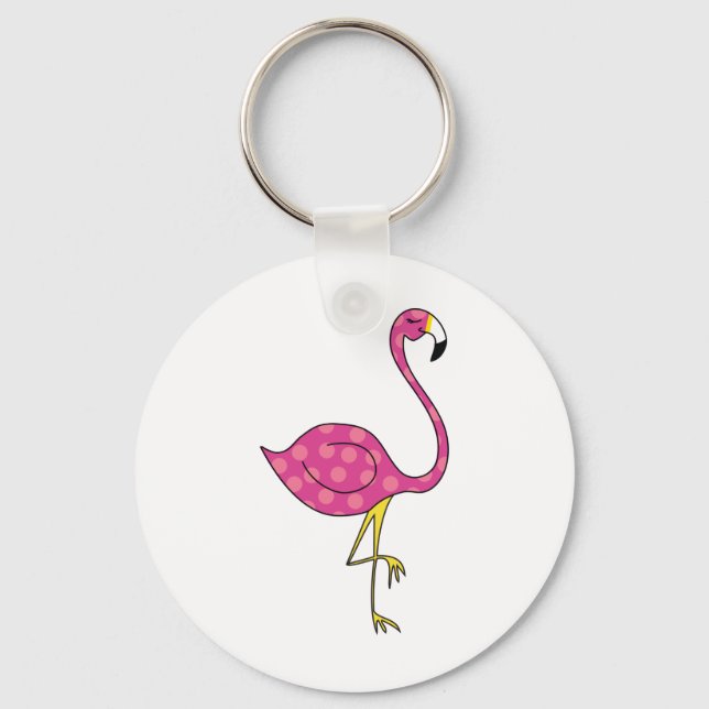 flamingo keychain (Front)