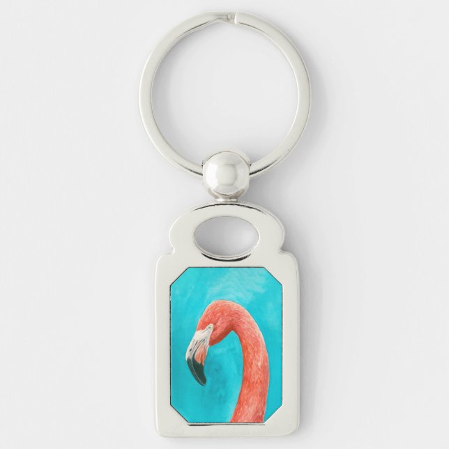 Flamingo Keychain (Front)