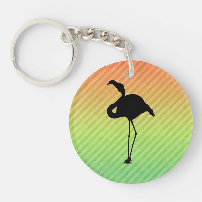 Flamingo Keychain (Front)