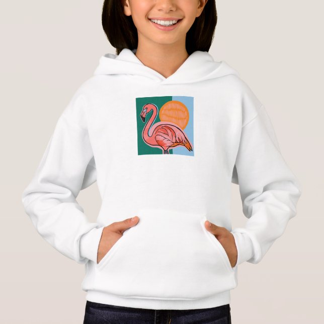 Flamingo Kids Hoodie (Front)