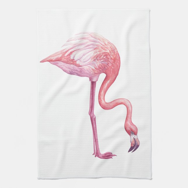 Flamingo Kitchen Towel (Vertical)