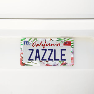 Flamingo License Plate Frame