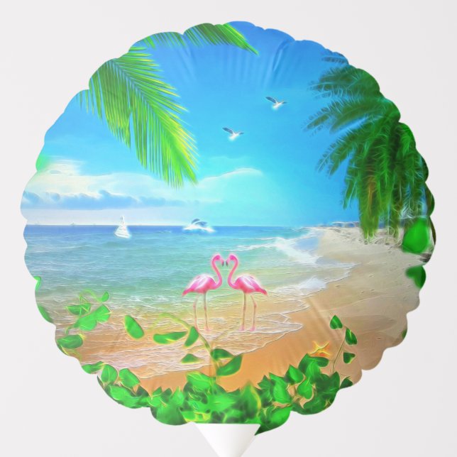 Flamingo Love Balloon (Front)