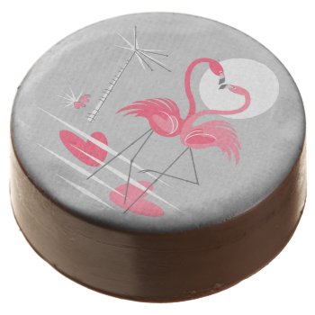 Flamingo Love Dipped Oreo Cookie by QuirkyChic at Zazzle