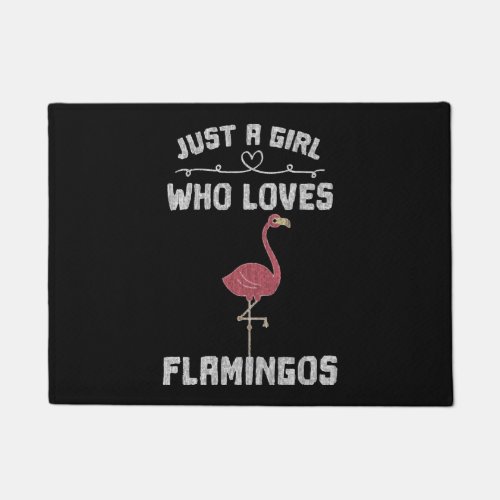 Flamingo Love for Women and Girls Great Gift Doormat