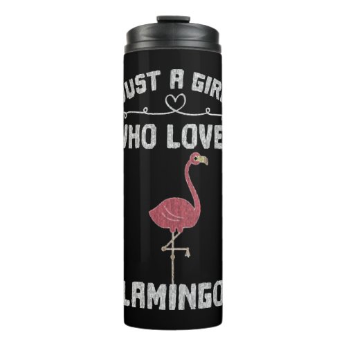 Flamingo Love for Women and Girls Great Gift Thermal Tumbler