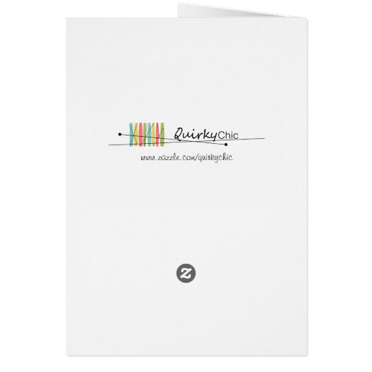 Flamingo Love Happy Birthday inside text grey (Back)