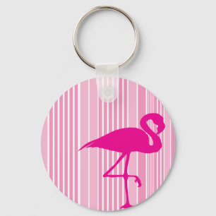 Flamingo Love Keychain