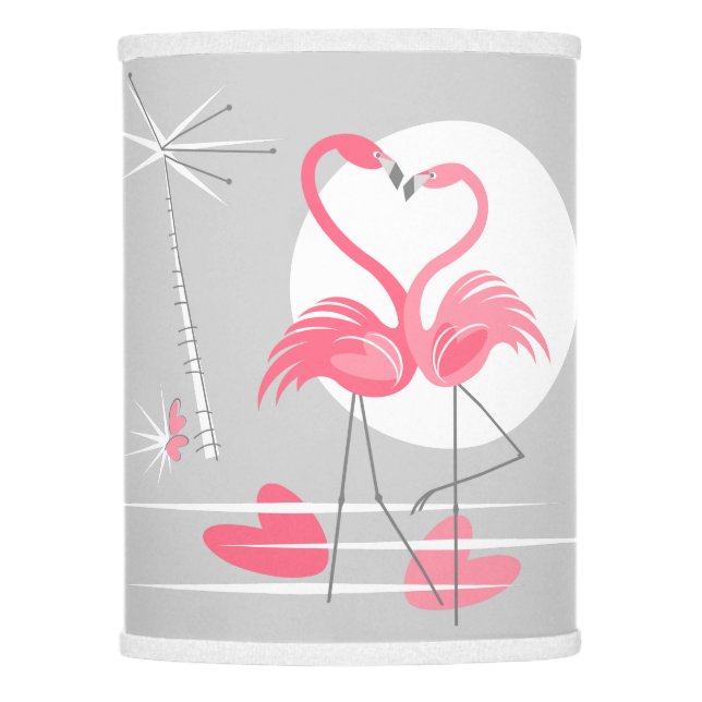 Flamingo Love lamp shade (Front)