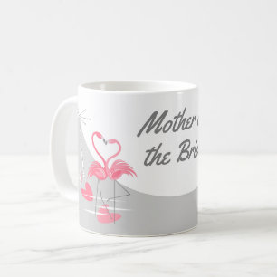 Flamingo Love Large Moon Mother of the Bride mug