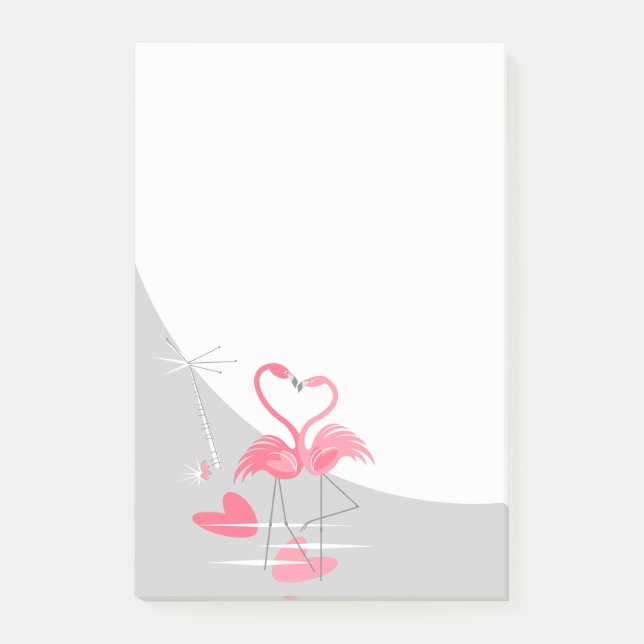 Flamingo Love Large Moon notes vertical (Front)