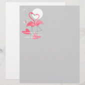 Flamingo Love letterhead (Front/Back)