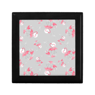 Flamingo Love Multi gift box black