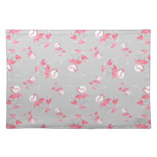 Flamingo Love Multi placemat cloth