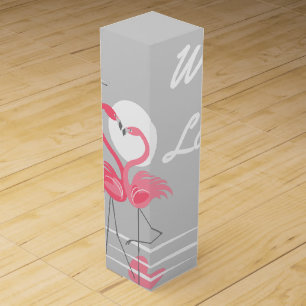 Flamingo Love Side With Love wine box