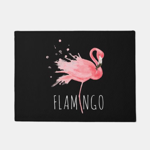 Flamingo Love Sweet Pink Gift Idea Doormat