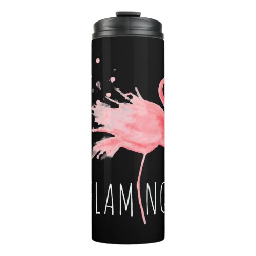Flamingo Love Sweet Pink Gift Idea Thermal Tumbler